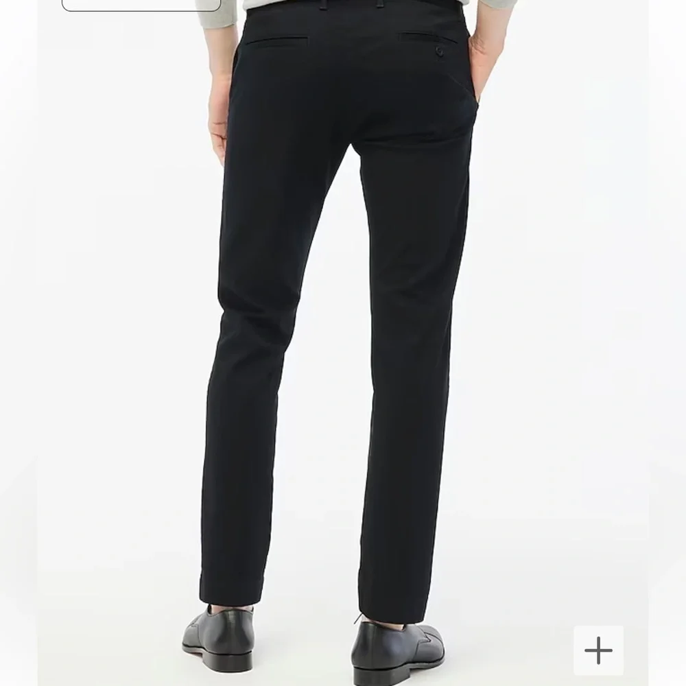 J crew Slim-fit flex chino pant black